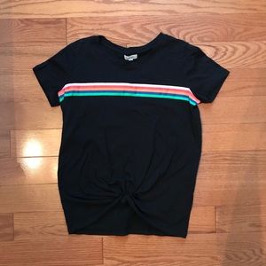 black striped t shirt